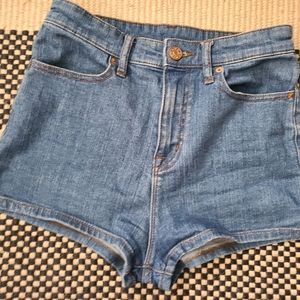 BDG Pin Up high rise mini shorts, 26W